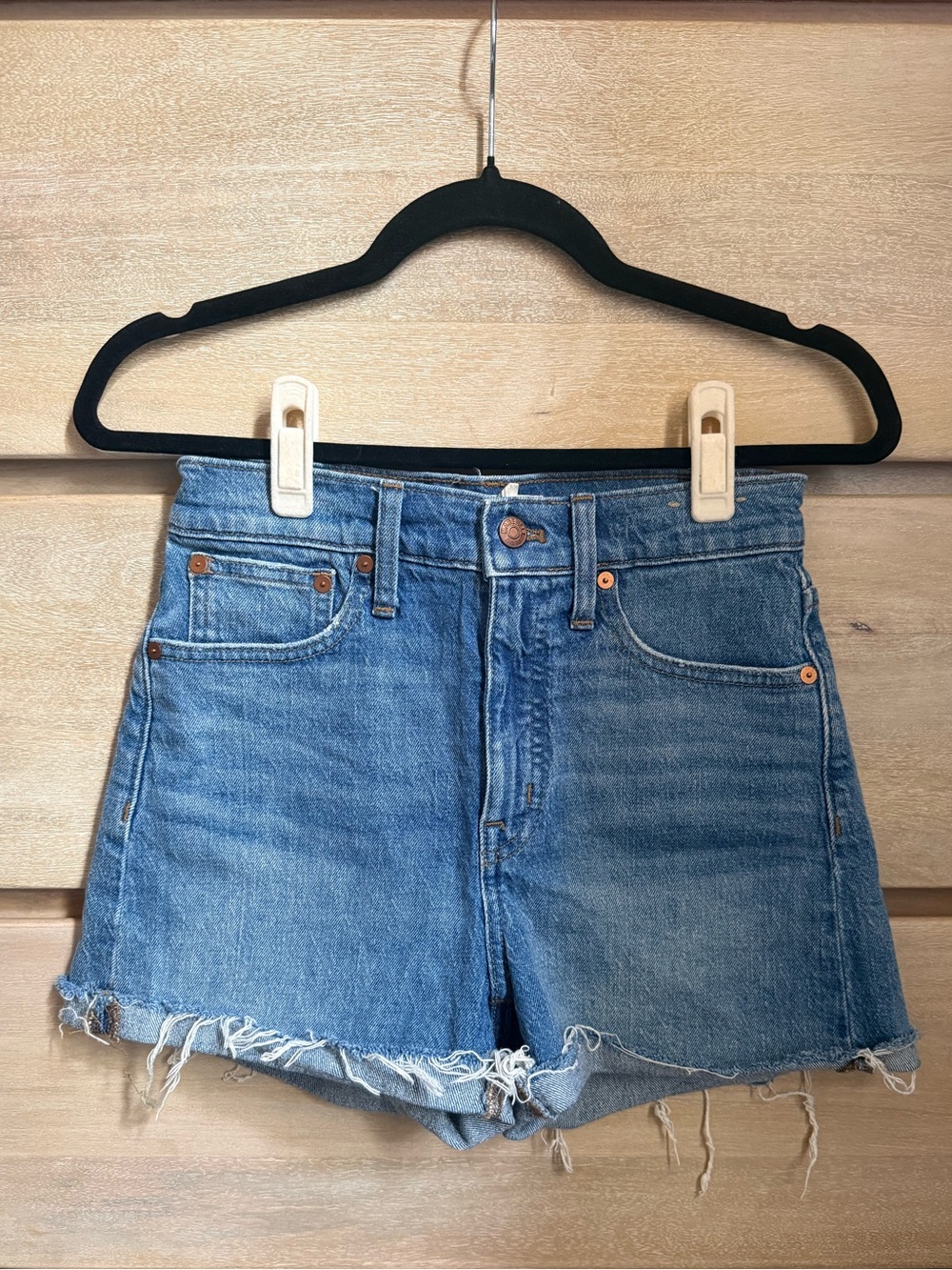 Madewell High Rise Denim Shorts